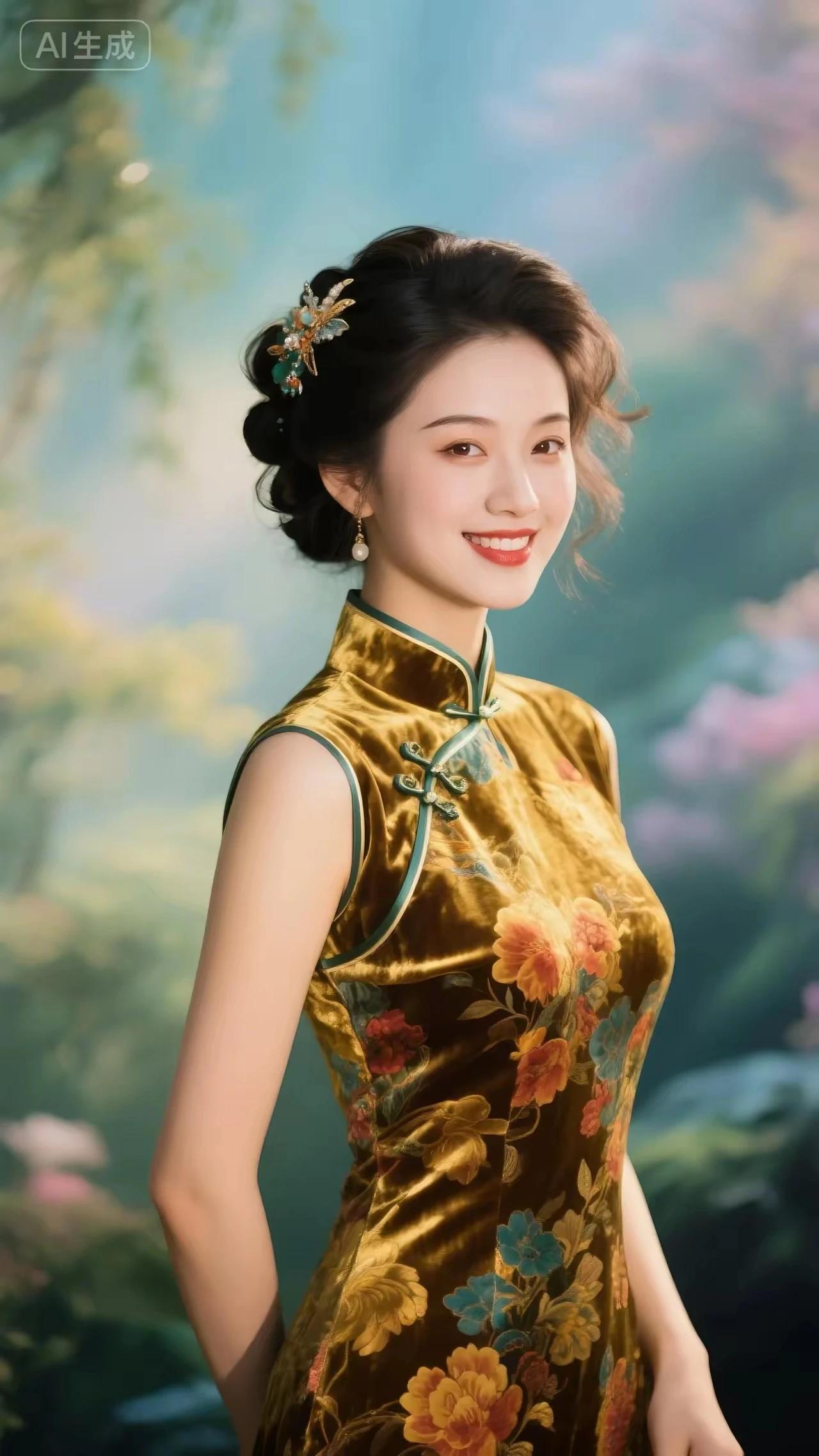 上联:山水相依情不尽，下联:连理缠绕在一起。