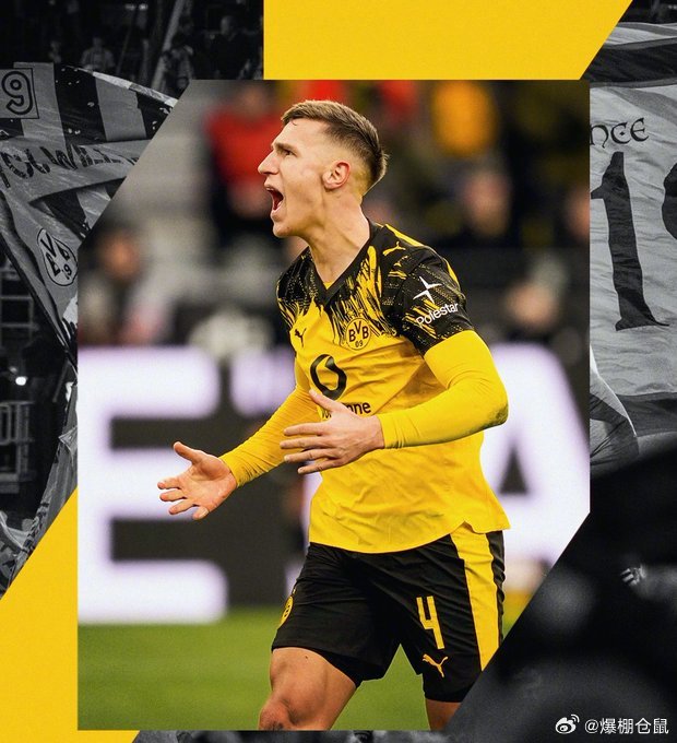 【稀缺的左脚中卫】《图片报》：26岁的施洛特贝克即将与多特蒙德续约至2031年夏