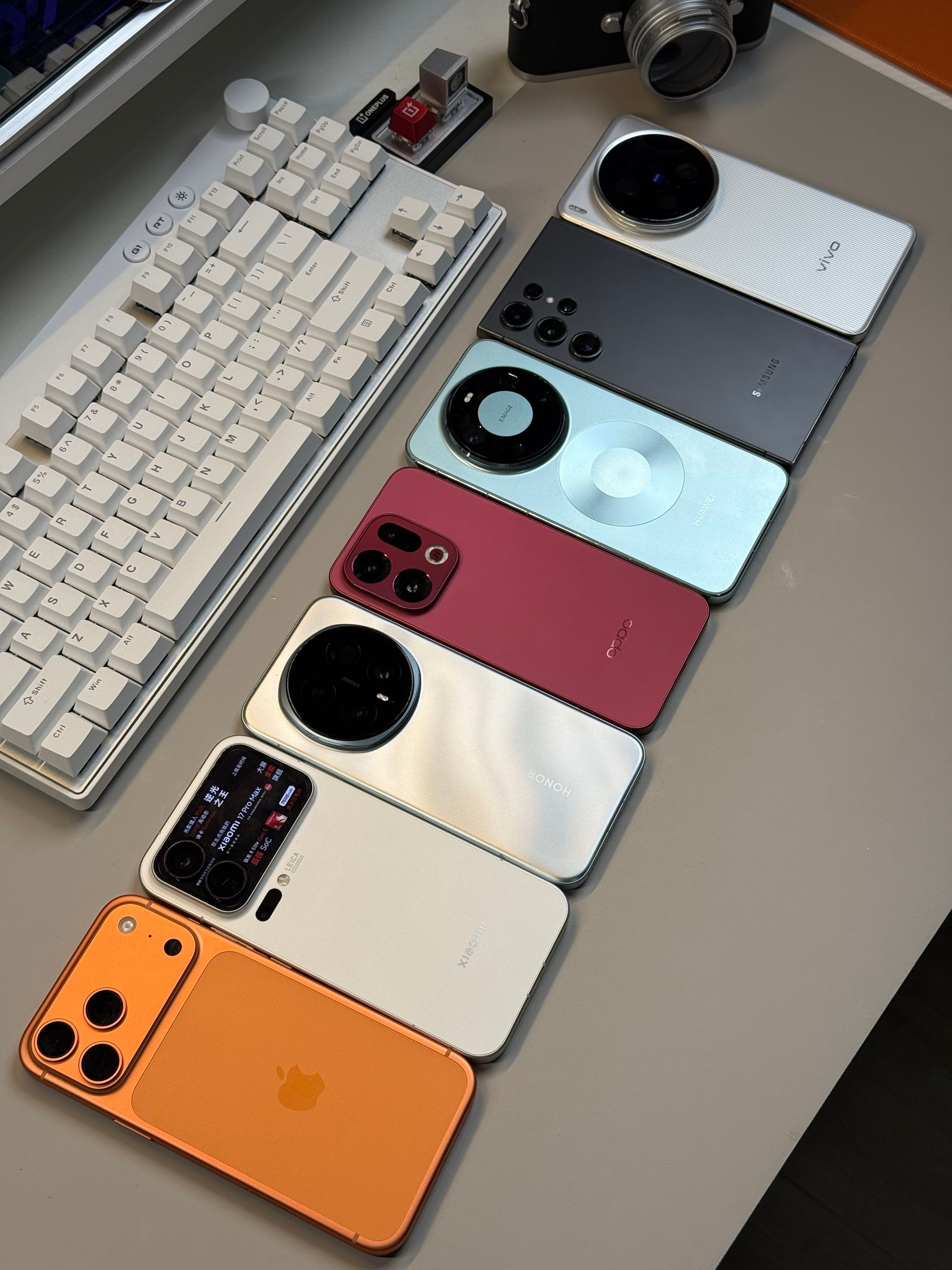 今年所有品牌旗舰机，大家觉得哪个外观最好看？