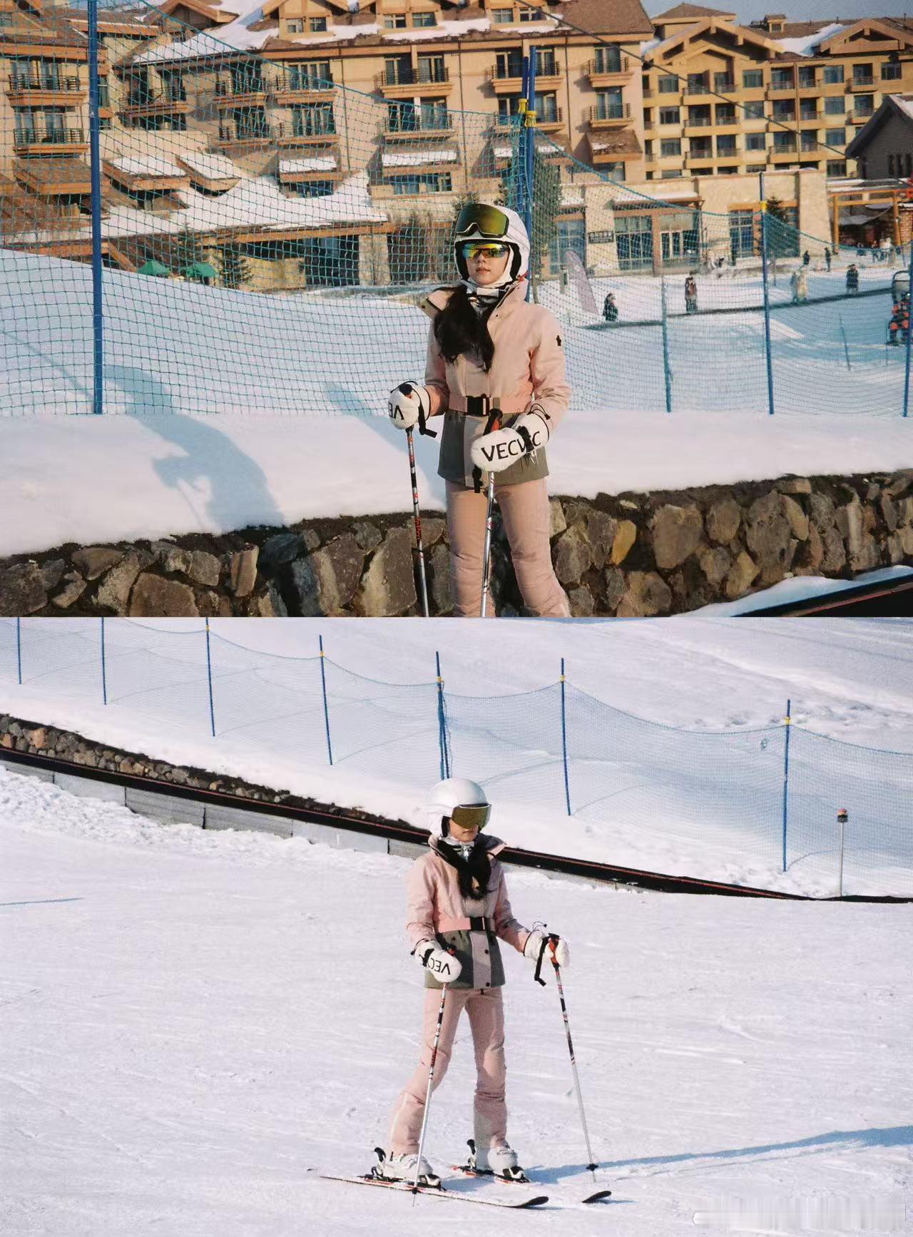 赵今麦背上贴满了暖宝宝这暖宝宝贴得也太有艺术感了！赵今麦用满背暖贴对抗长白山严