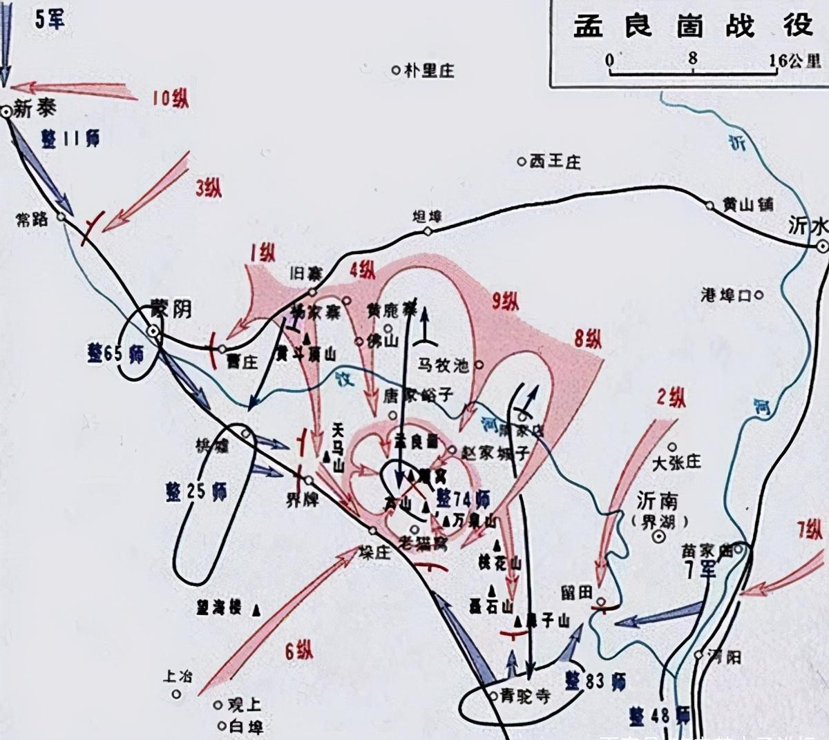 张灵甫上山真相！⑴早就上山了。张灵甫撤退时，安排51旅、58旅与师直从孟良崮