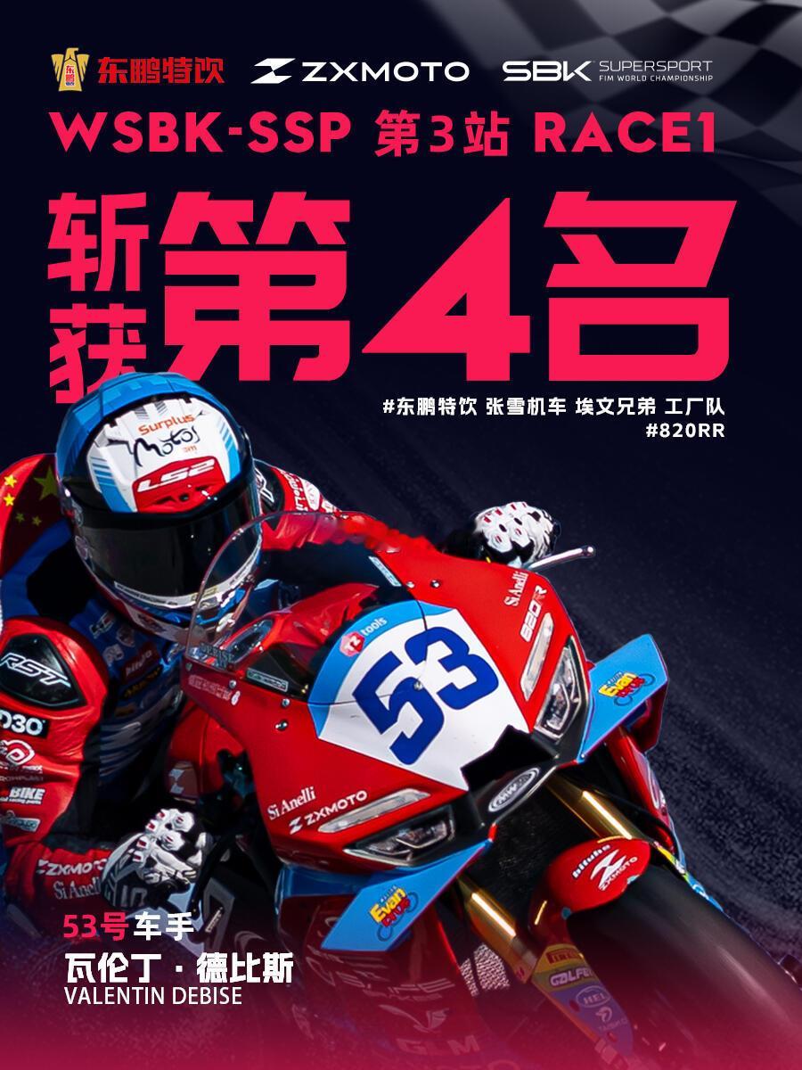 第三冲线！但是被罚到第四了，刚刚被BOP的赛车，这一站的成绩依然有领奖台的能力，