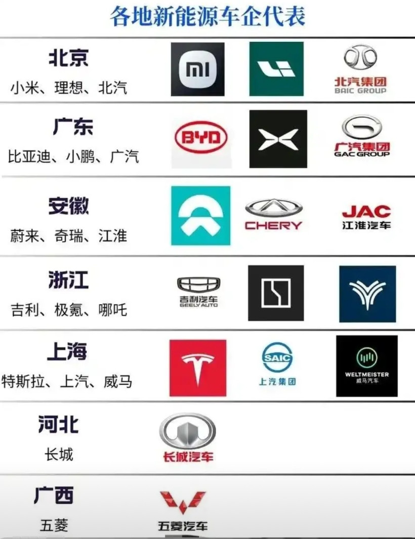 零跑汽车（长江），2015年，杭州理想汽车（力帆），2021年12月，重庆小