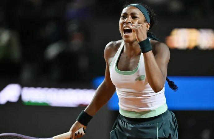 北京时间5月16日，WTA1000罗马站女单半决赛结束争夺，3号美国种子高芙2-