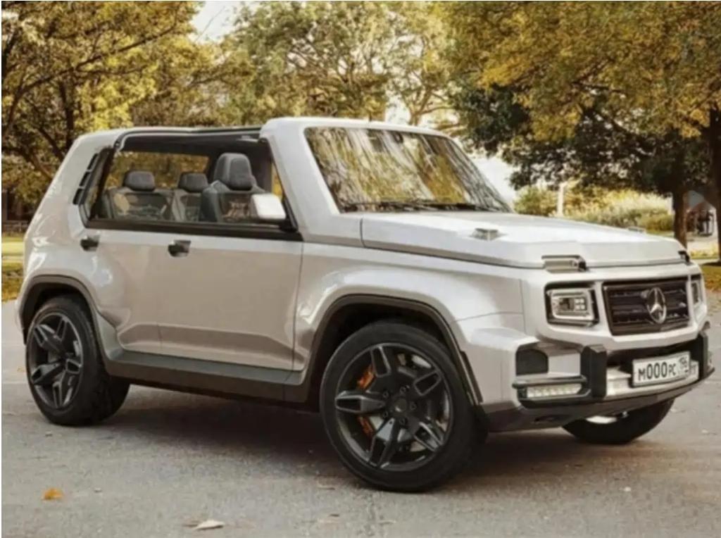 奔驰联名拉达尼瓦四驱版概念车：可拆卸车顶+无框车门，硬派越野玩出新高度！之前