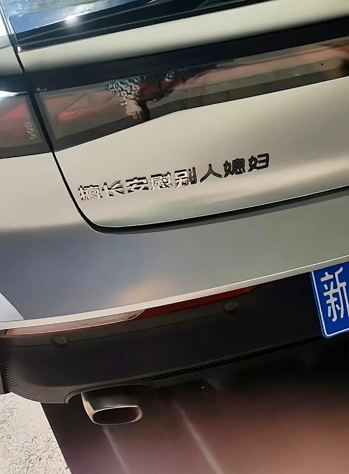 这大哥真勇敢啊，不怕挨打吗？