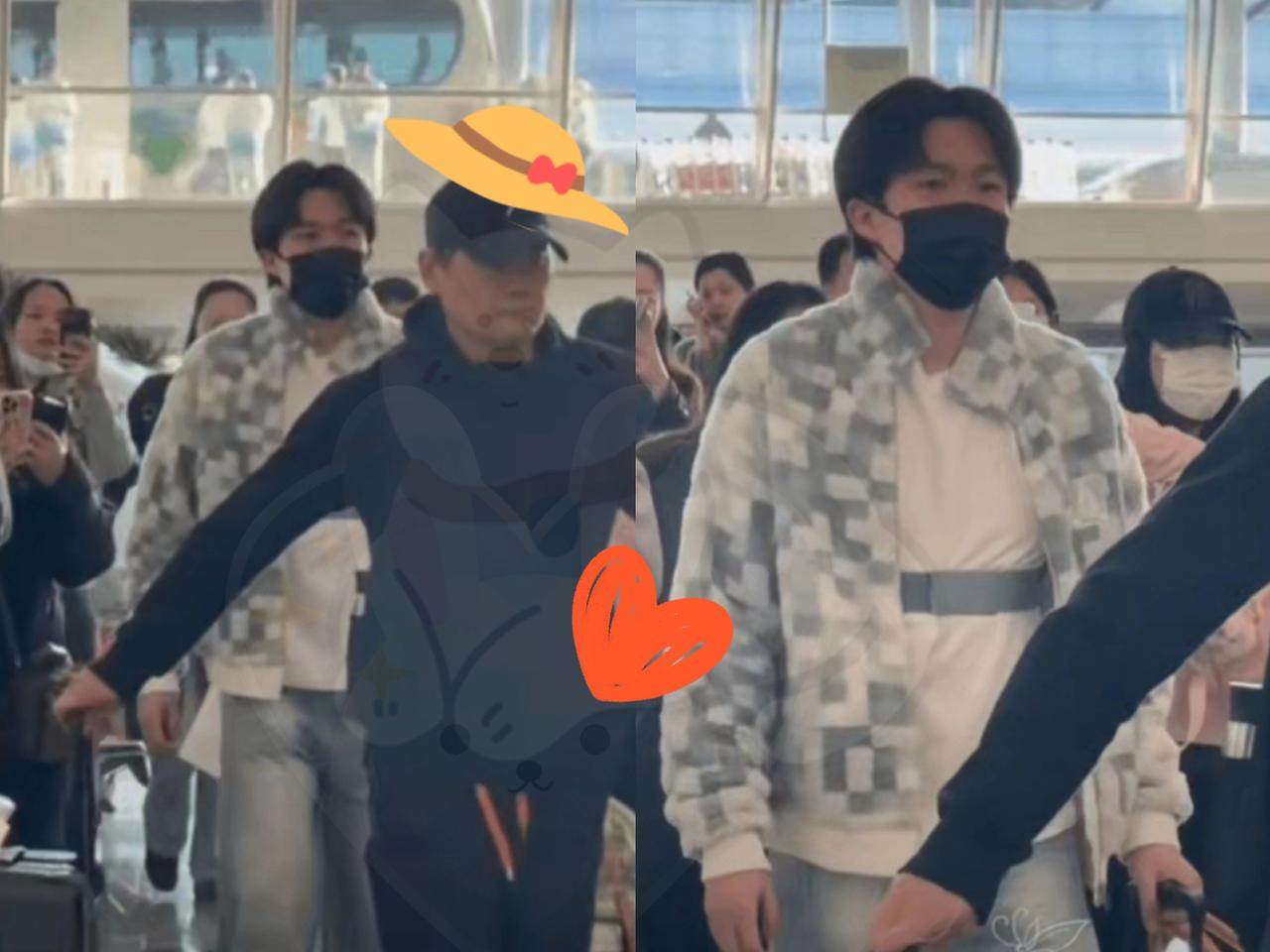 还得是作弊叔，这办法想的真好，谁也不能挨着楚钦！头头因为受伤退赛，看他在机场