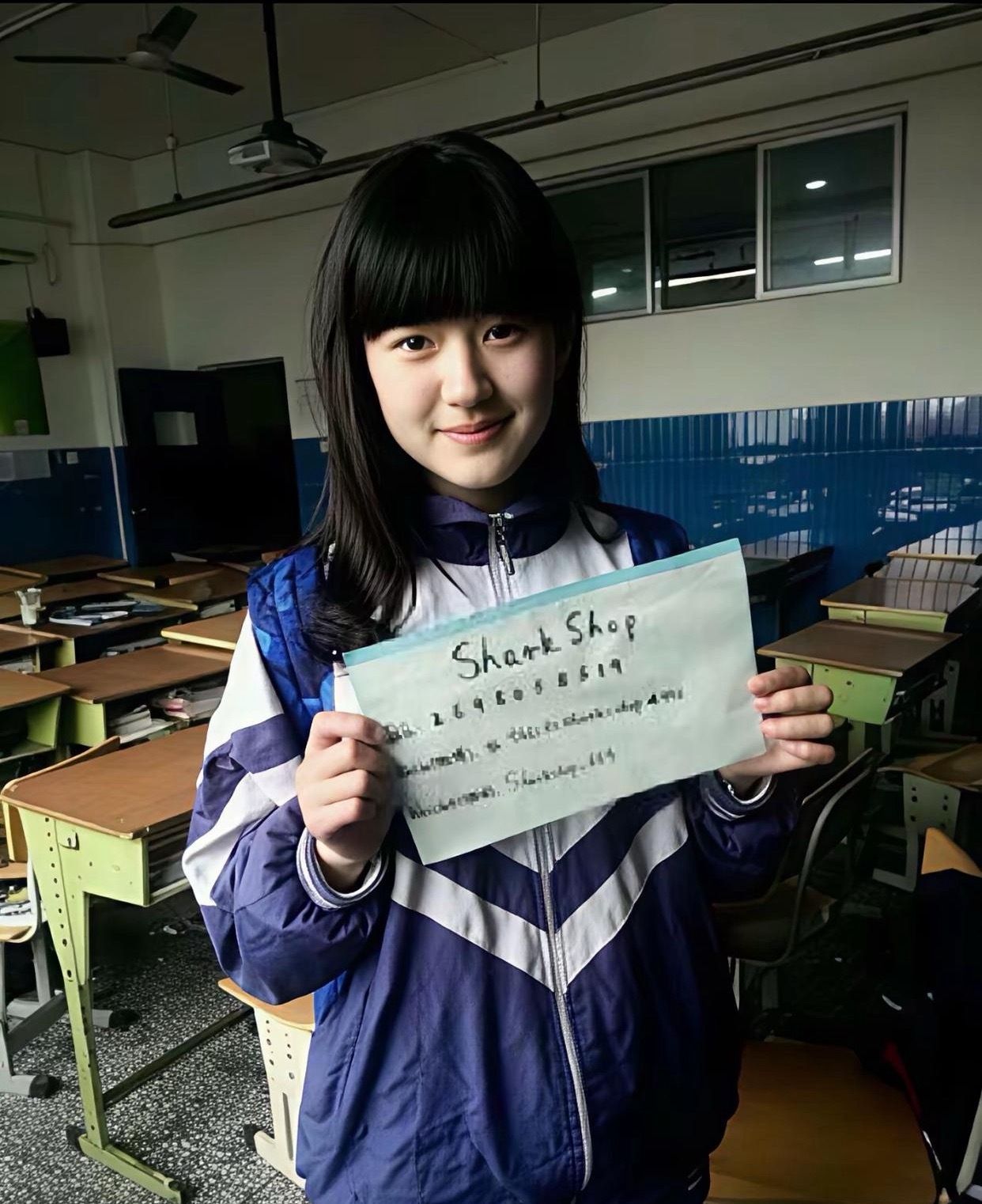 赵露思中学照片。这长相至少是个班花了吧！