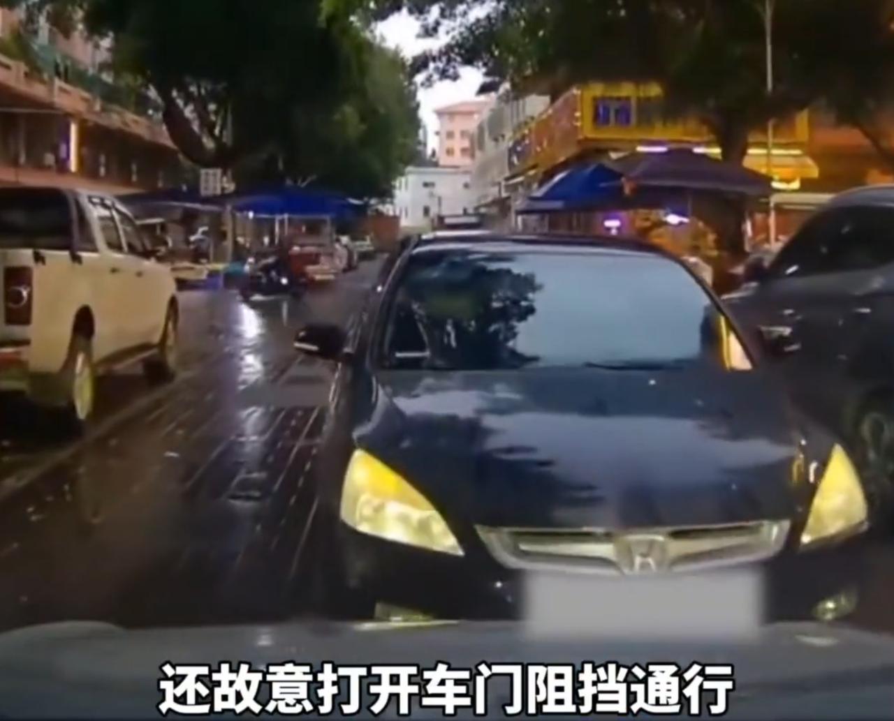 “太嚣张了！”广东梅州，一男子单行道上逆行，造成堵车后，他不但没有倒车后退，反而