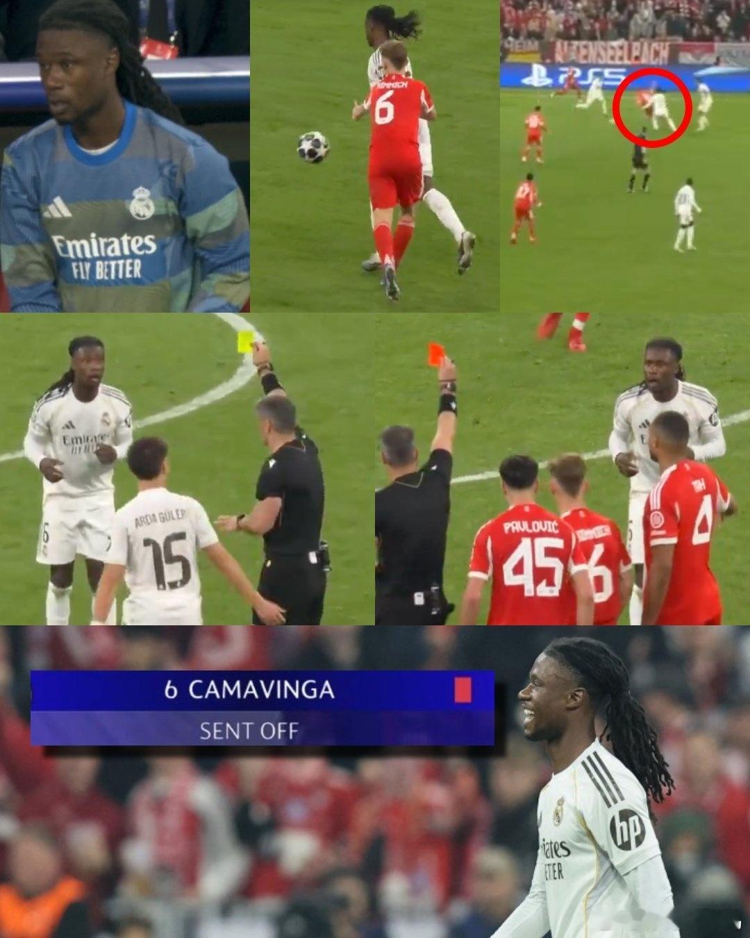 欧冠卡马文加在欧冠联赛中葬送了皇家马德里！➤第62分钟，爱德华多·卡马文加替