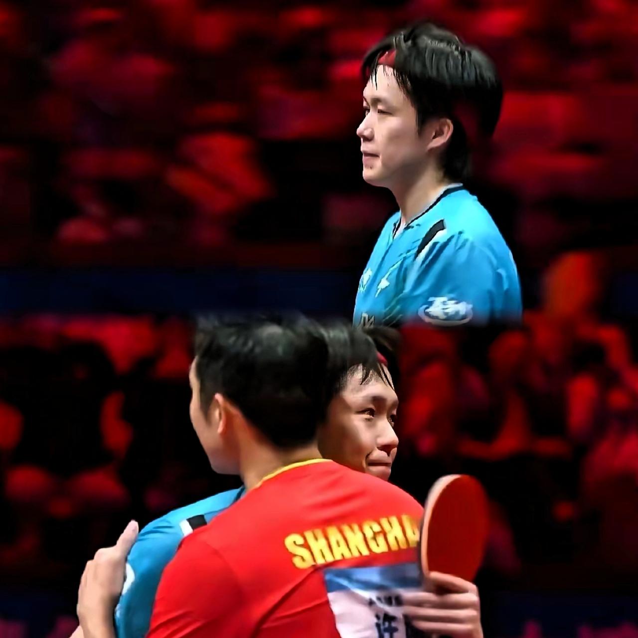 想到北京队能赢，但3-1这个比分真是够痛快！一看到许昕第一盘输了，我当时