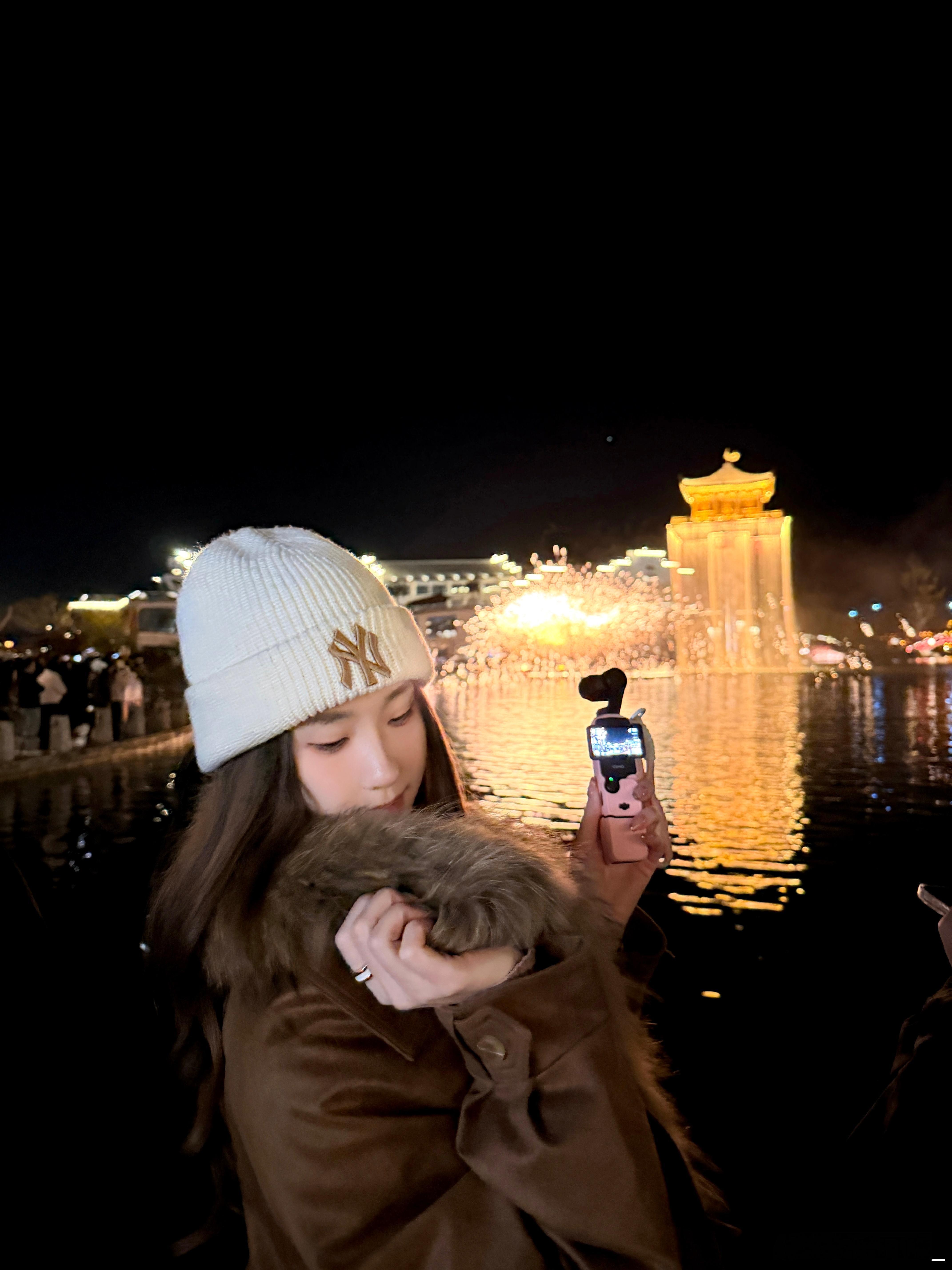 关于婺女洲的浪漫第一次看到现实版的打铁花旅行打铁花氛围感夜景上饶·婺女洲度假