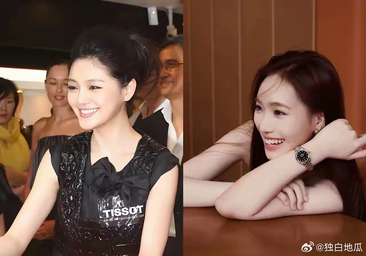 大s后继有人啊！在lily最新的大牌代言产品宣传照中，网友贴出和大s的对比图，小