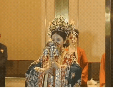 汪小菲的婚礼现场堪比大片！马晓梅如果去拍古装片的话，或许就没其他女星什么事了（开