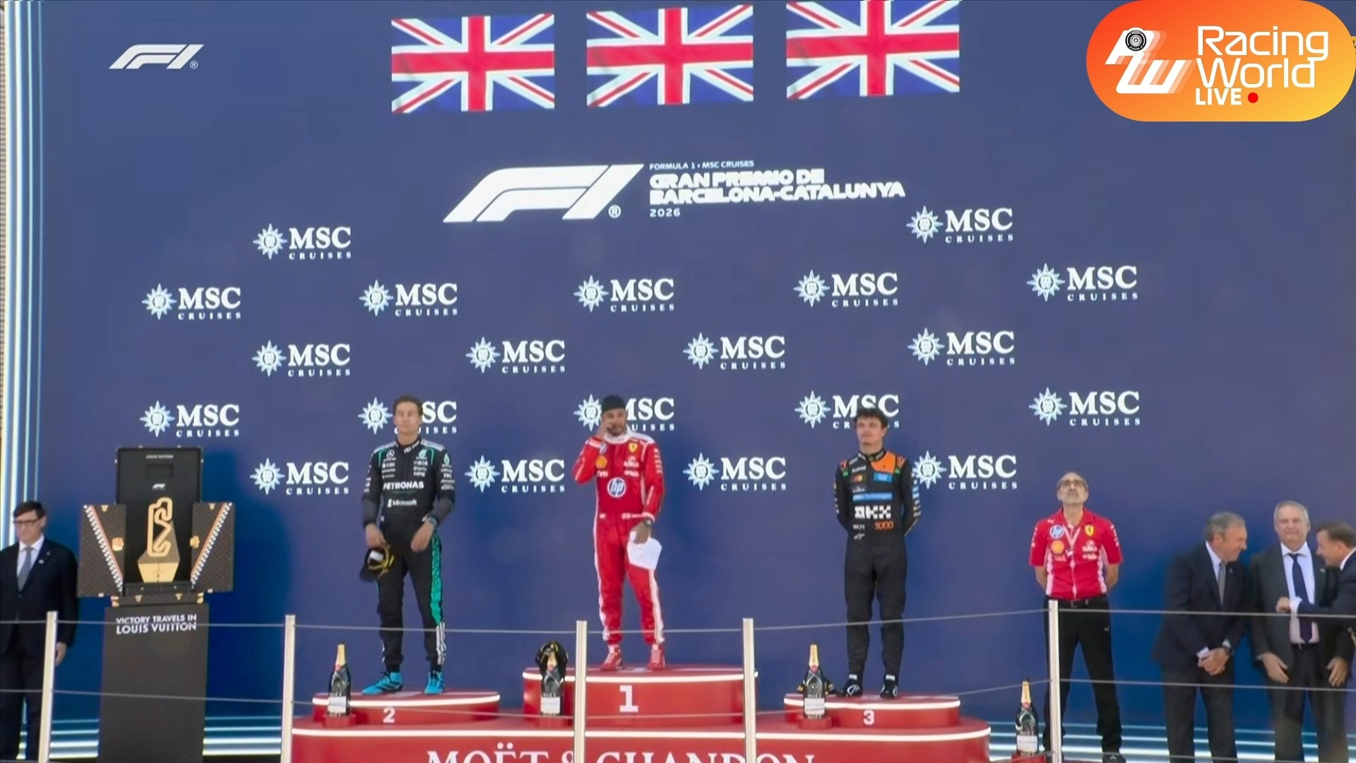 F1汉密尔顿法拉利生涯首冠2026F1巴塞罗那大奖赛2026年F1赛季巴塞罗那正
