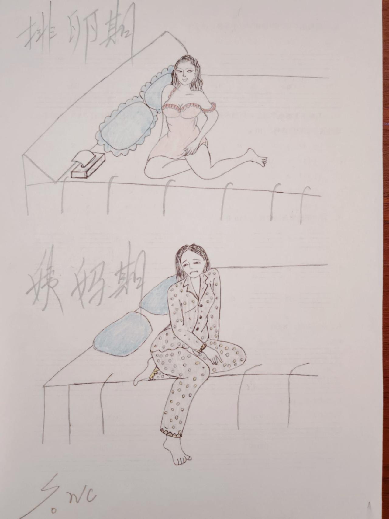 搞笑女人的变化是有原因的排卵期和姨妈期😬