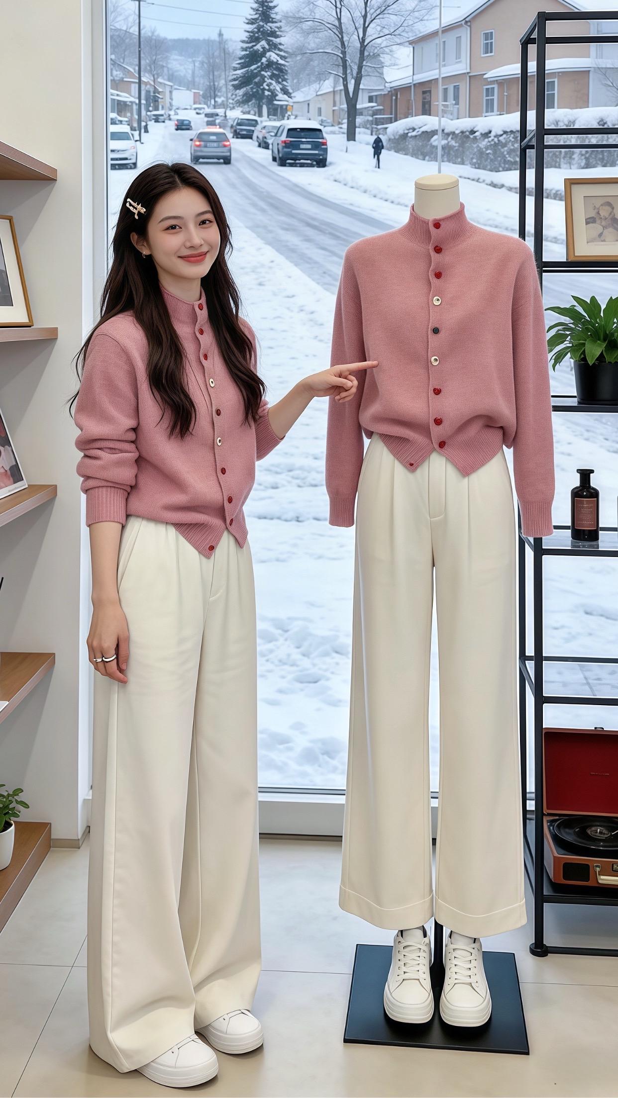 秋冬韩系氛围感穿搭 漂亮内搭让我赢在了穿搭起跑线 脱下外套也体面的秋冬...