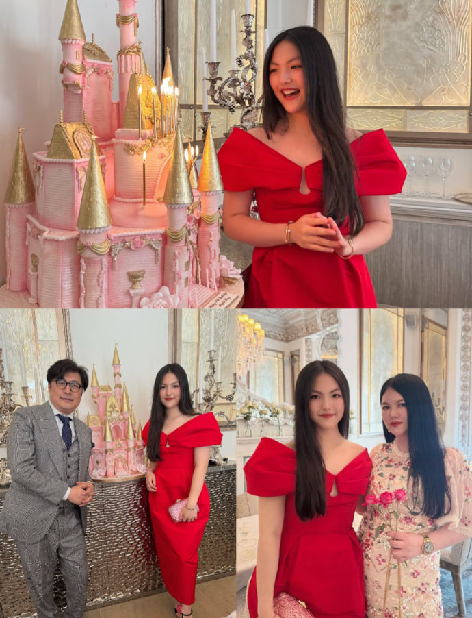 王诗龄16岁生日李湘王岳伦一起为她庆祝，被爱包围长大的女孩好幸福，小公主和城堡太