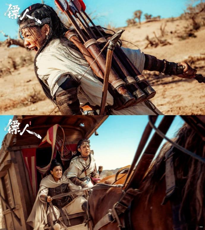 陈丽君银幕首秀好惊艳谁能不爱陈丽君版阿育娅！英气十足，打戏利落，把大漠侠女的劲儿