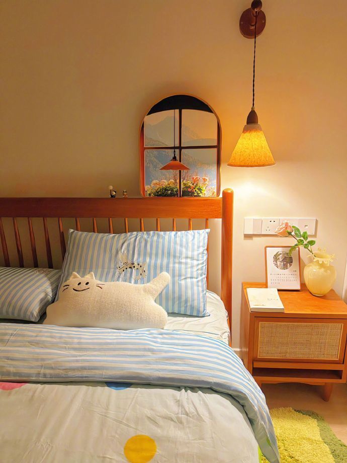 自装的69平原木风小家，越住越温馨！