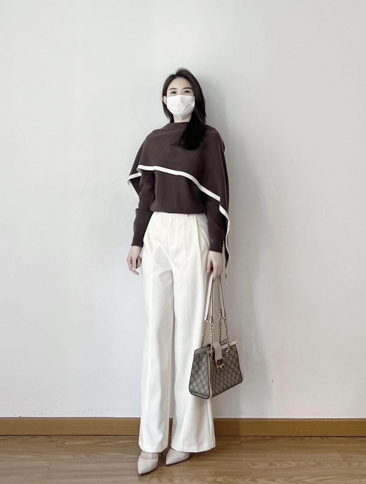 高级感穿搭，温柔风穿搭。简约风穿搭，黑白配时尚百搭！