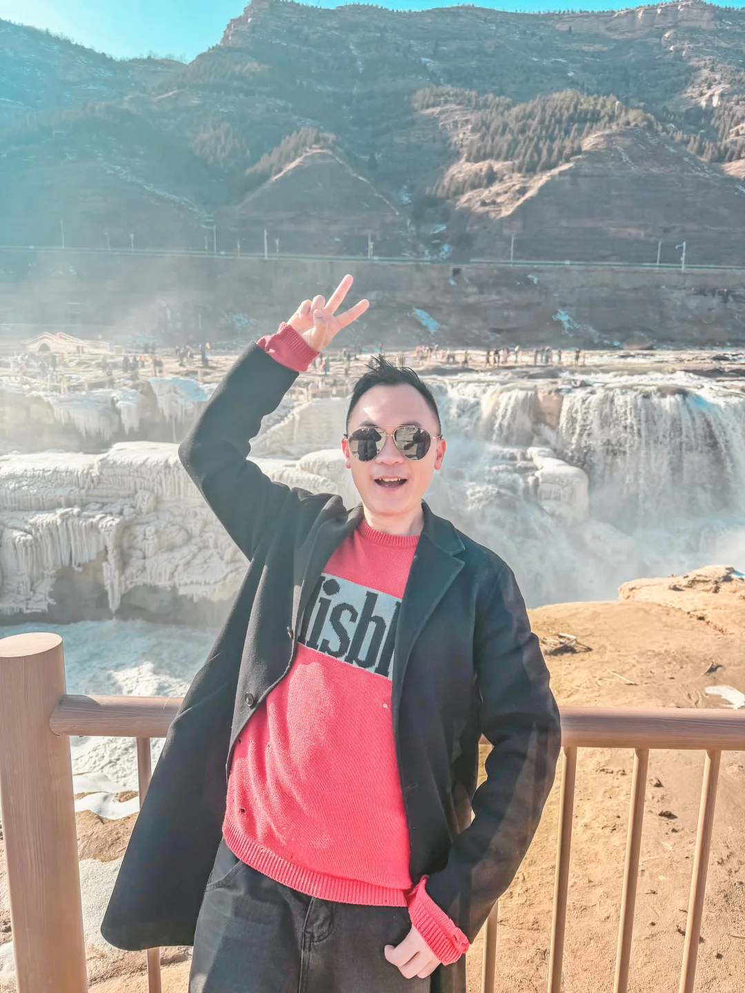 赞爆👍独属黄河的浪漫❄️壶口瀑布冰雪奇缘！