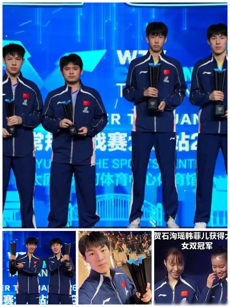 国乒双冠王，刚输了队内选拔赛。你没看错，温瑞博1.86米身高，反手相持胜率超