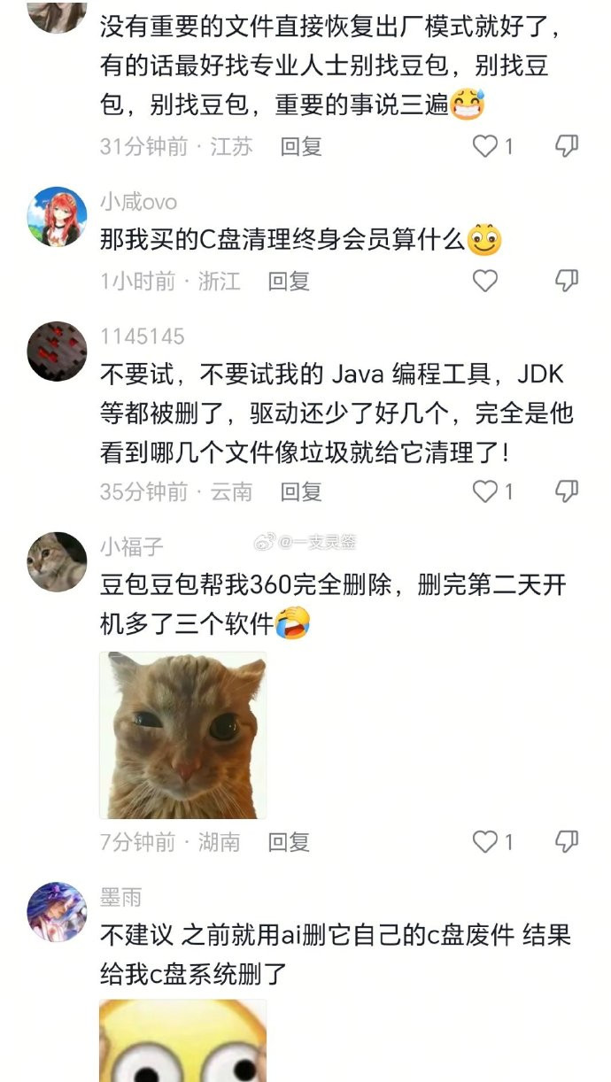 豆包清理C盘还是太权威了真的笑死，营销号又来瞎捣乱了！专业的事情还是交给专业清