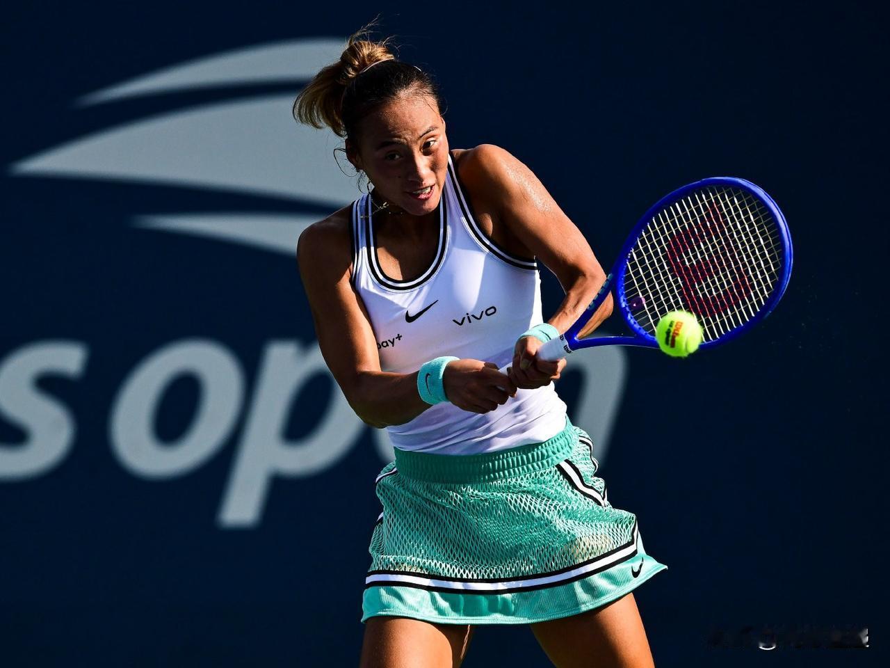 🎾玩的就是心跳！🇨🇳郑钦文再度上演让5️⃣追7️⃣的神奇大逆转美网女单第