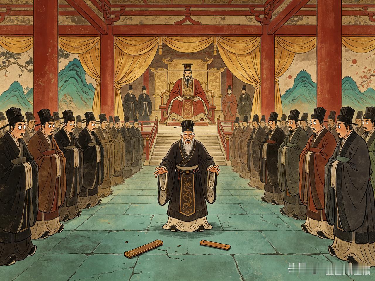 唐朝末年中条山王官谷，一处新挖的墓穴前，几个客人面面相觑。墓穴的主人——一个