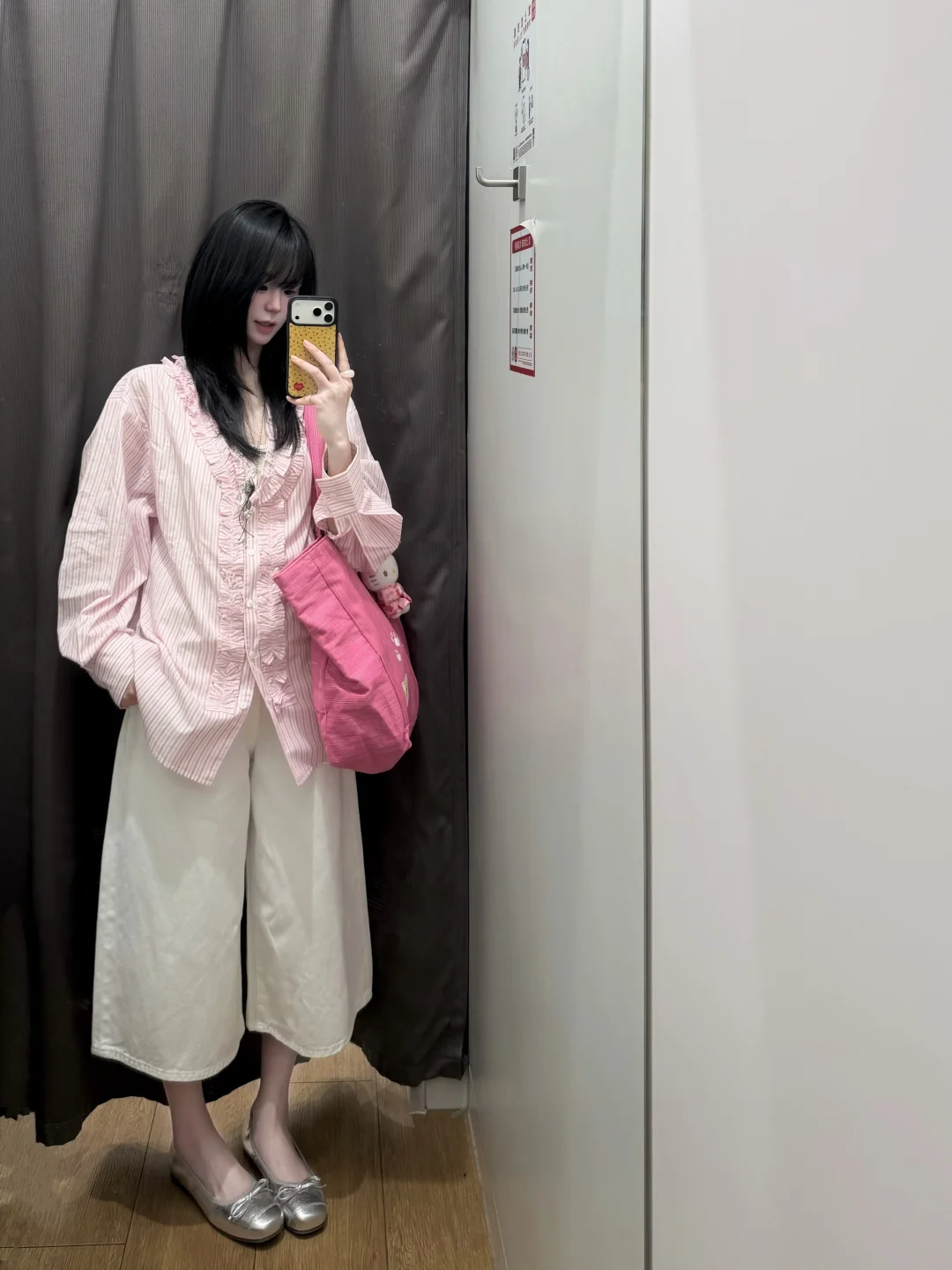 优衣库你拉夫劳伦吧！🌸漂亮粉色叠穿好显白