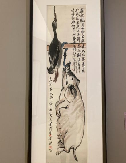 1926年，齐白石让大弟子李苦禅画一头猪、一只鸭，准备烧掉祭奠母亲，但李苦禅画