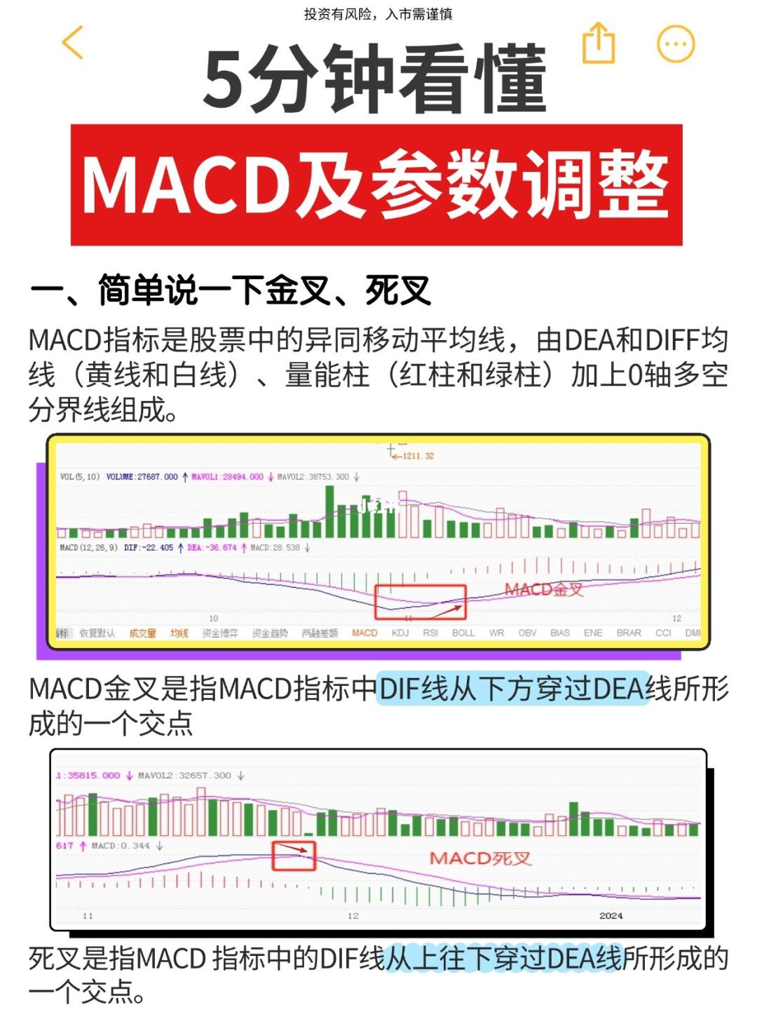 5分钟教你看懂MACD及参数怎么调整