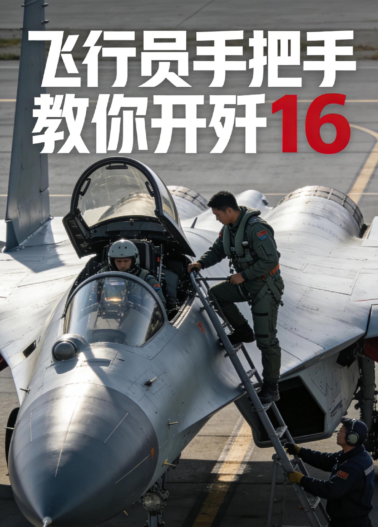 飞行员手把手教你开歼-16走进空军航空开放活动的模拟训练舱，现役飞行员现场