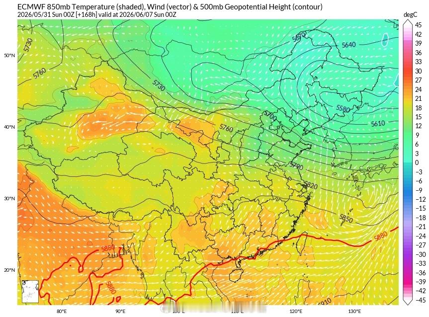 气象观察团【今年高考期间可能不太热】从目前的形势预报看，6月上旬中期，东北会有大
