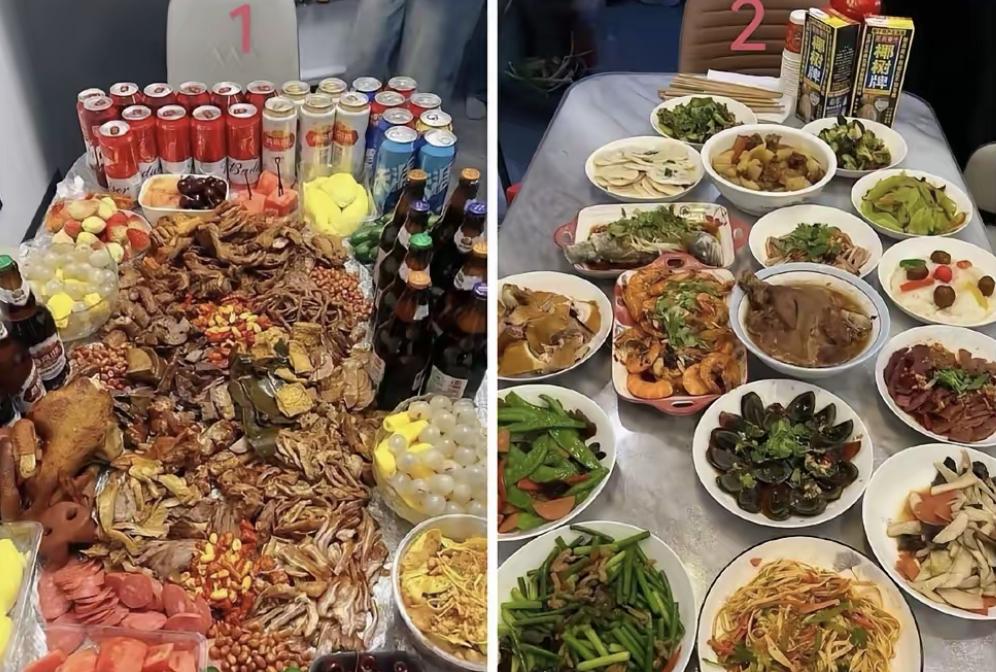 如果朋友请你吃饭，你更喜欢1还是2？