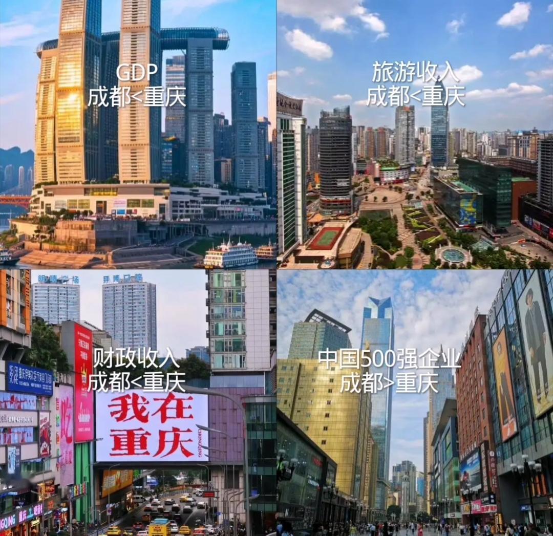 成都VS重庆，成都综合实力不如重庆