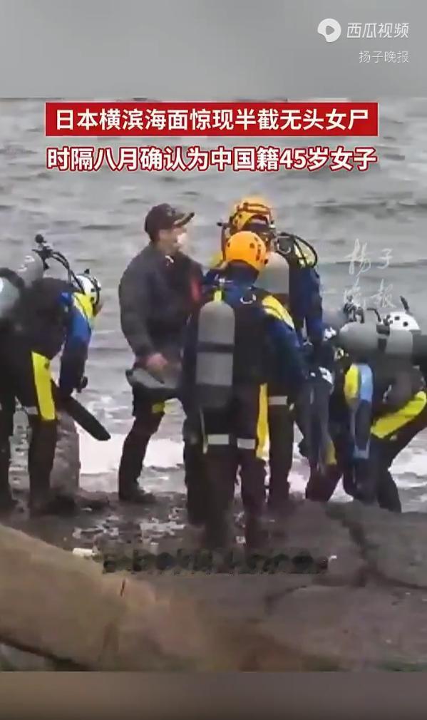 太痛心了！日本横滨，一处热闹的观光海岸出现半具残缺不全的女性遗体，日本警方先后投