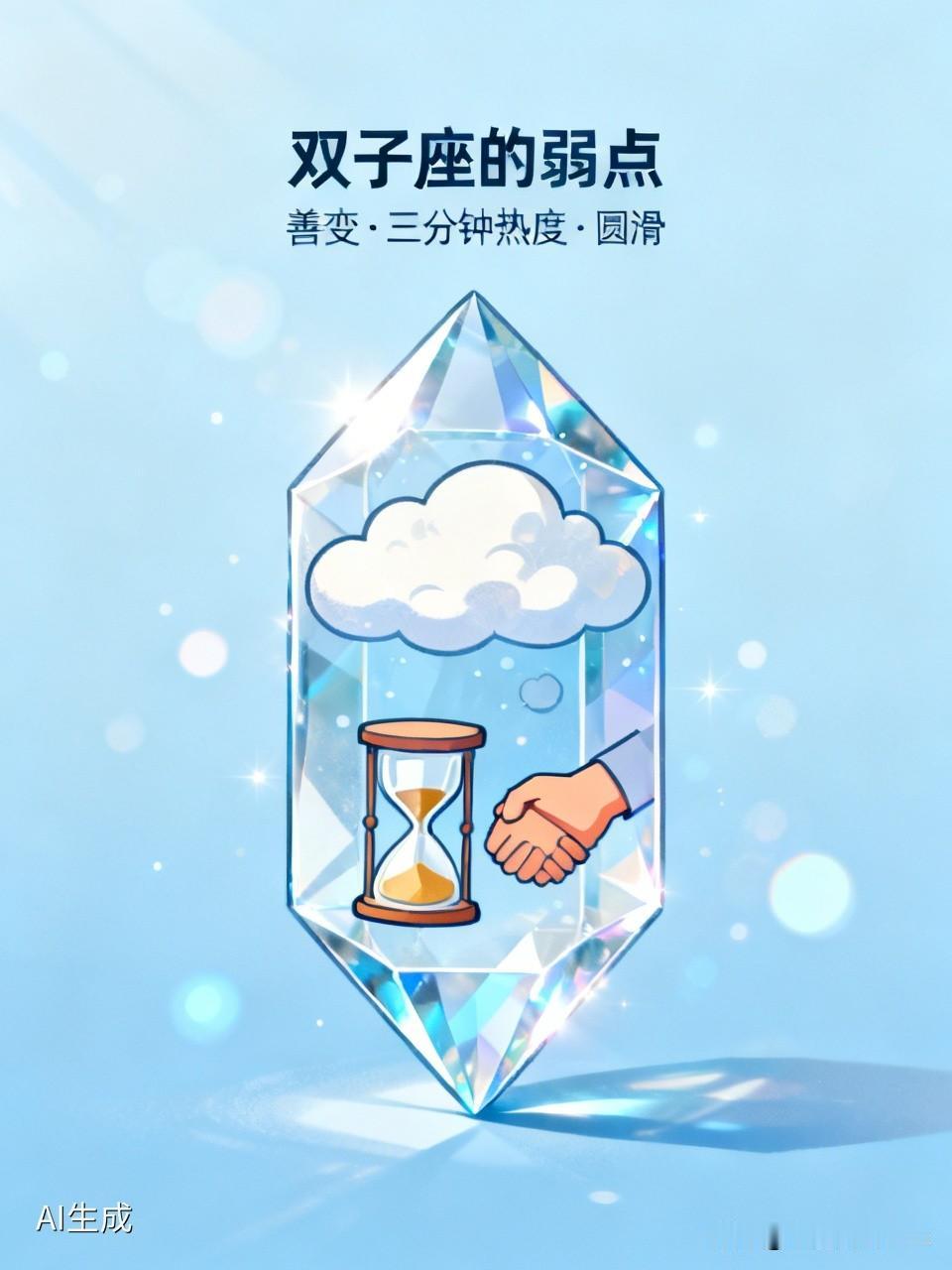 双子座的弱点还挺明显的。他们太善变，就像六月的天，说变就变。前一秒还热情似火，后