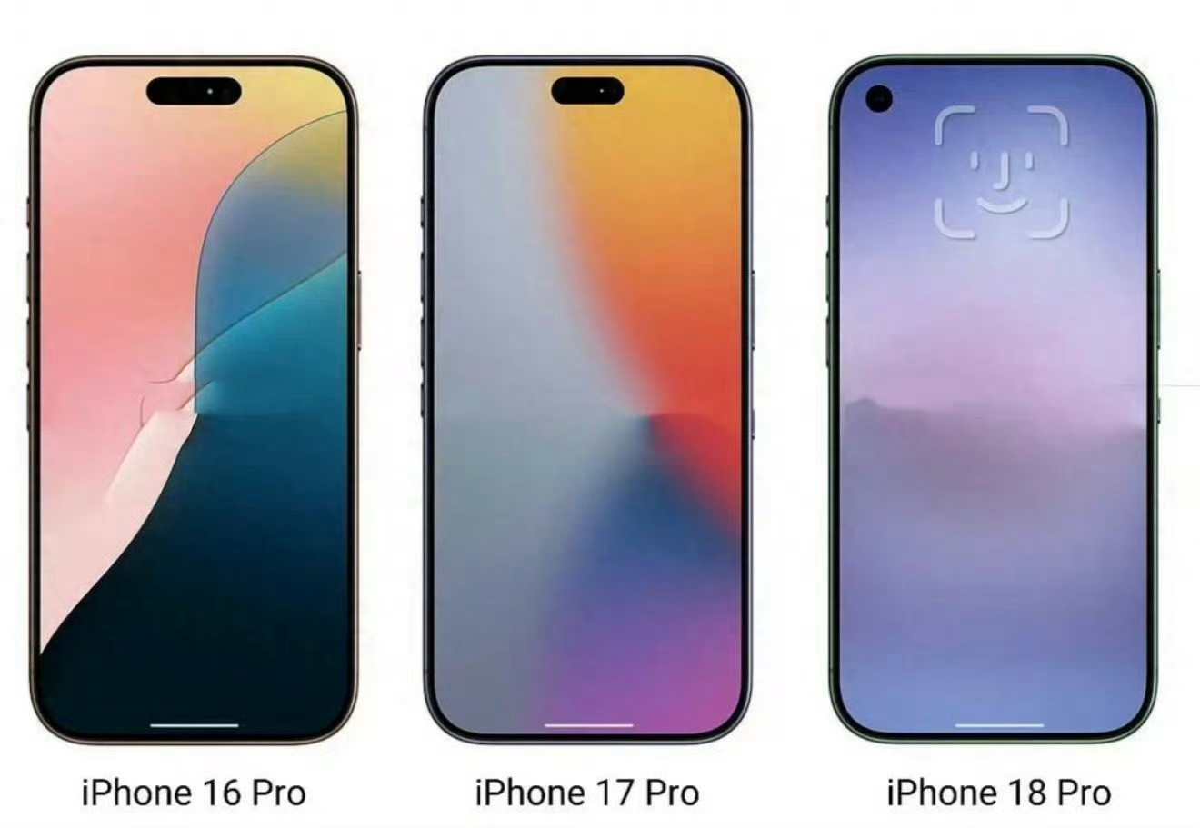 iPhone18系列确认测试屏下FaceID苹果说了多年的屏下3D，这回真的大概