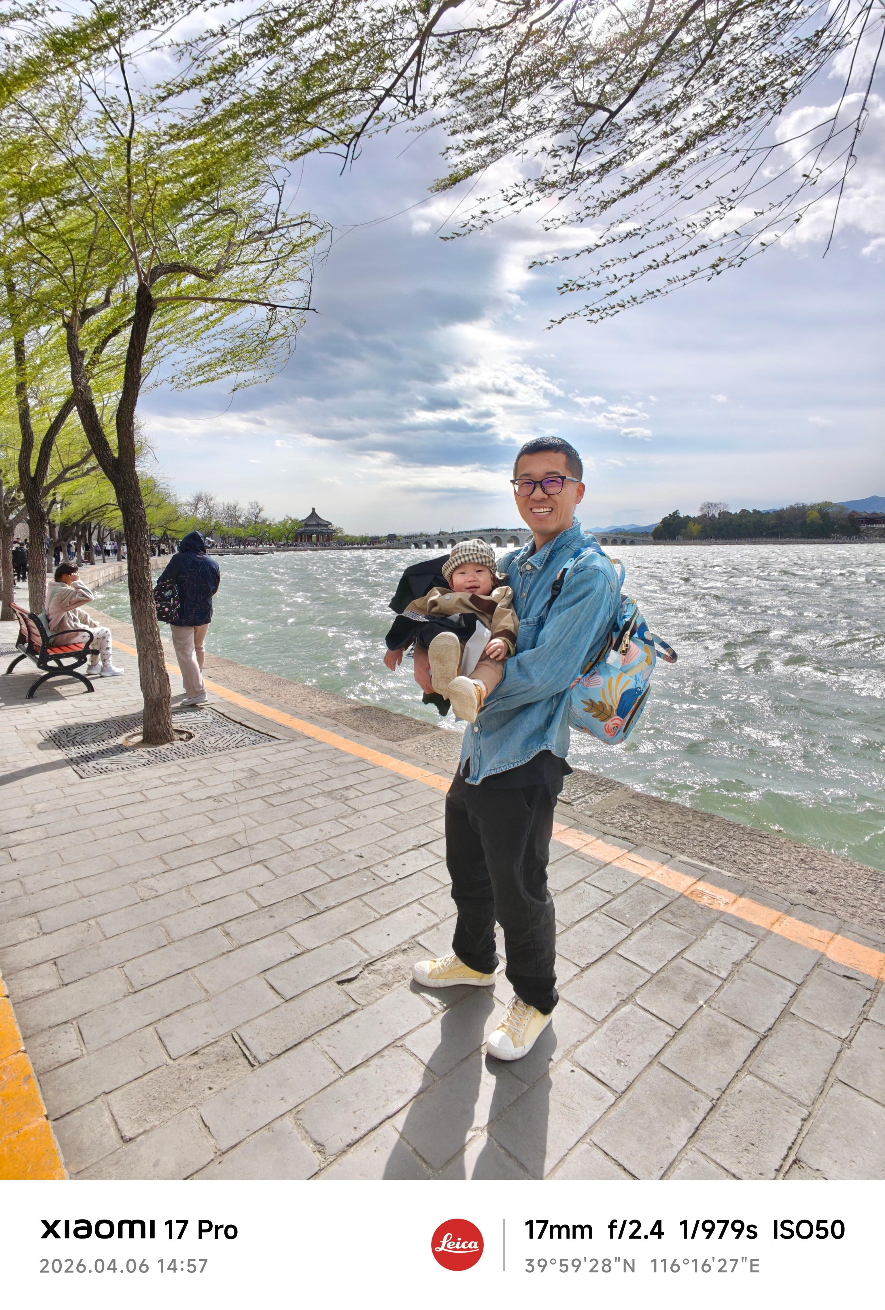 今天后花园的风确实点大.北京·颐和园