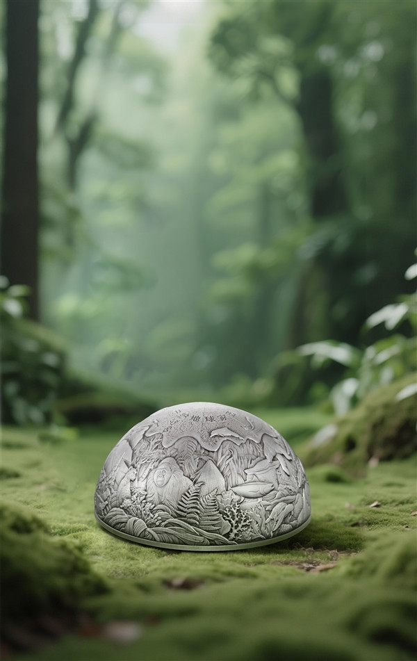 【一斤纯银打造中国独特半球形硬币问世限量2000枚】近期我国推出一款全新异