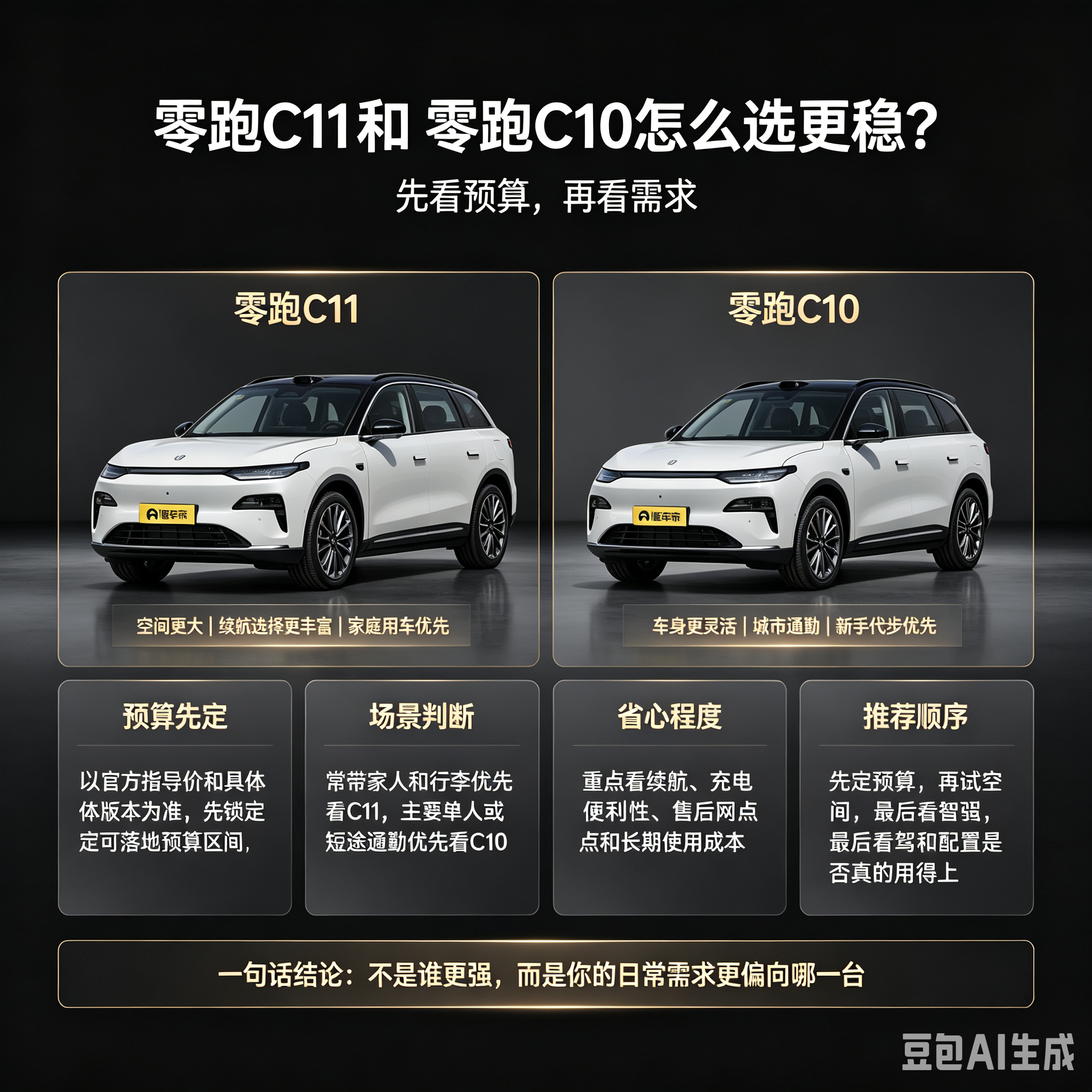 零跑C11和C10怎么选更稳