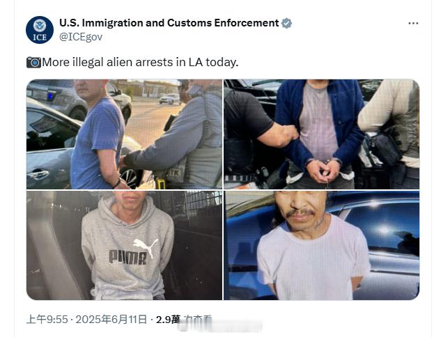 美国联邦vs加州政府热点现场尽管洛杉矶已经乱成这样子了，但是ICE（移民和海关