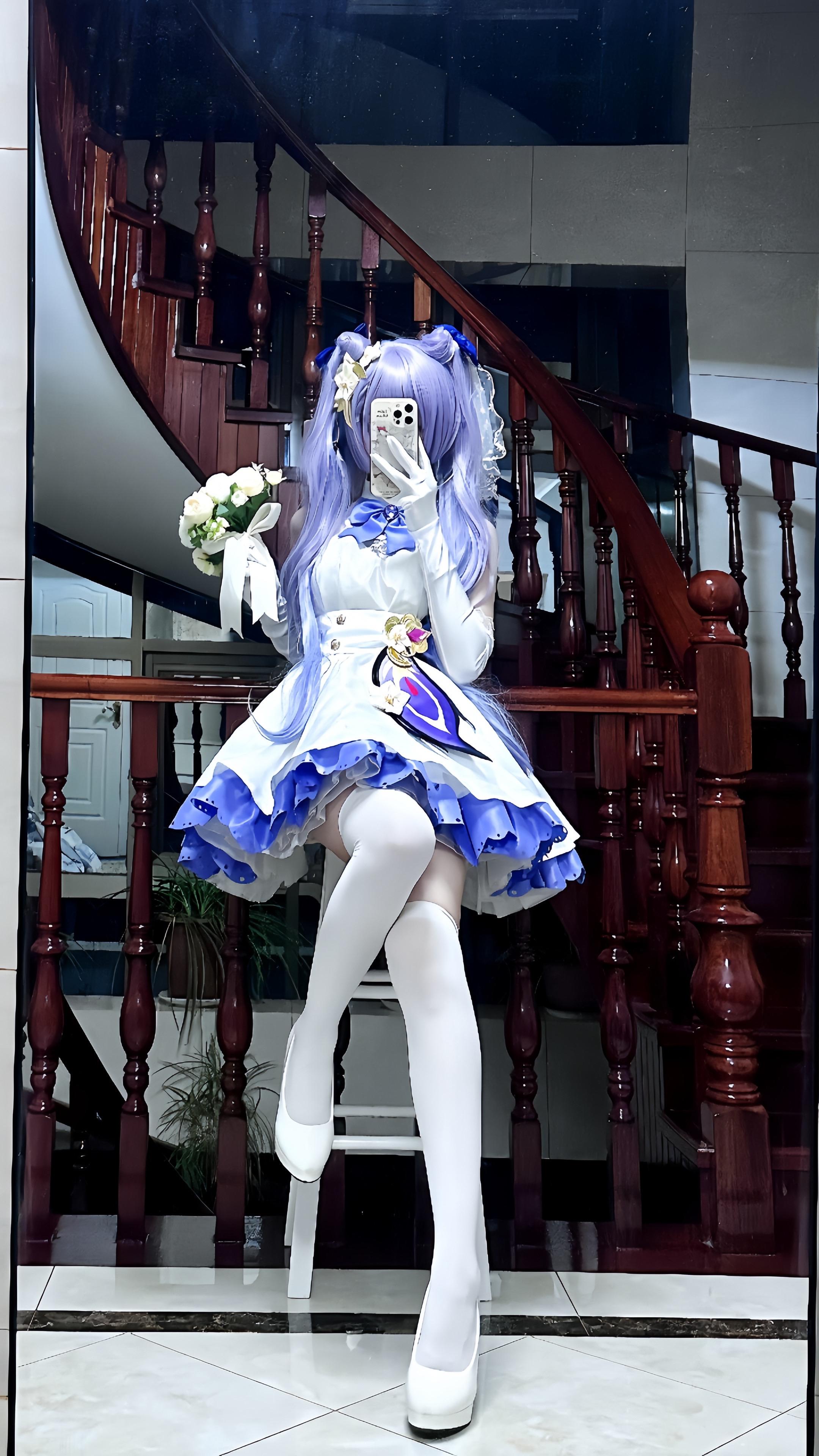 刻晴 原神 cos 刻晴花嫁