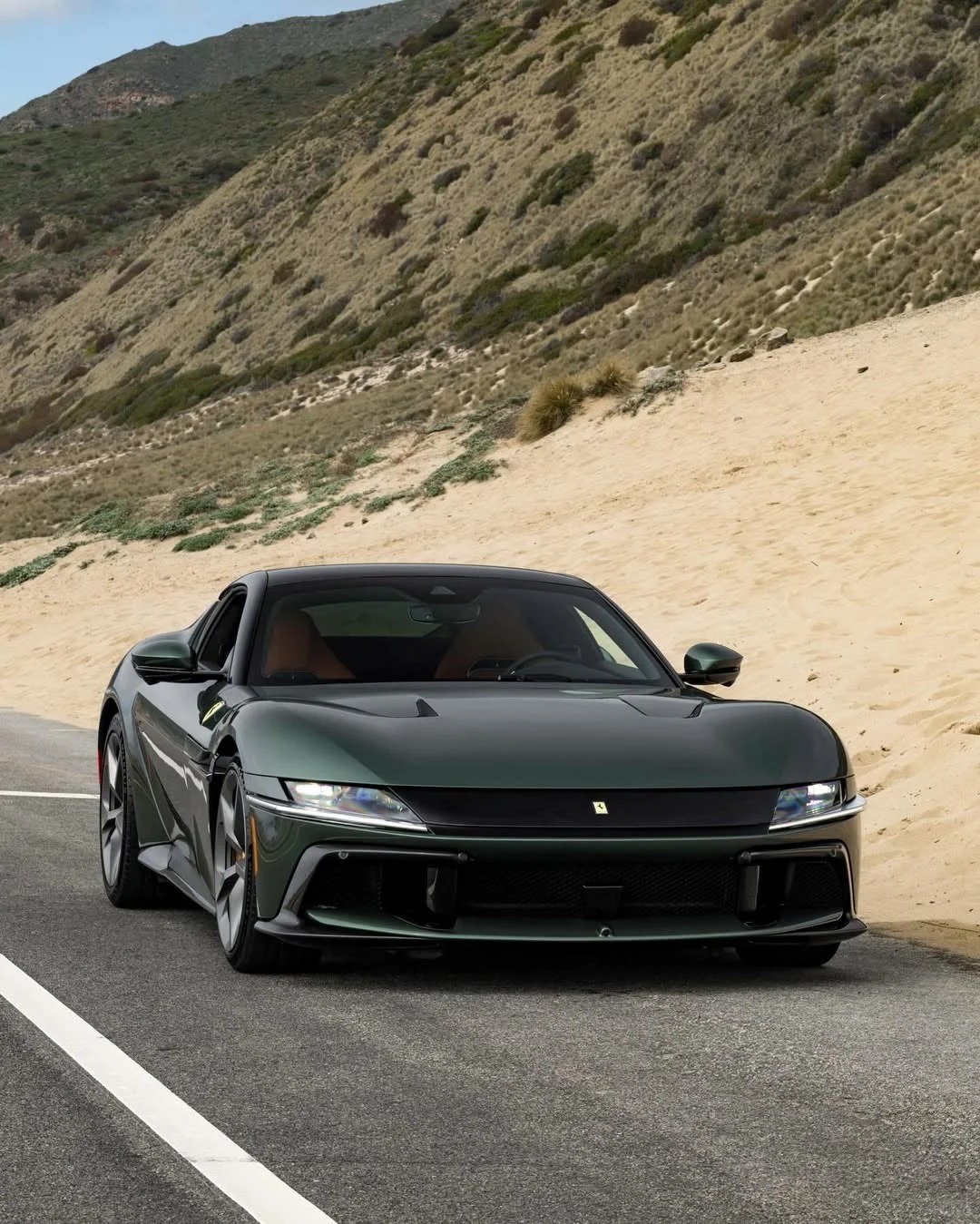 Ferrari12Cilindri，十分高级的墨绿色绝美车片​​​