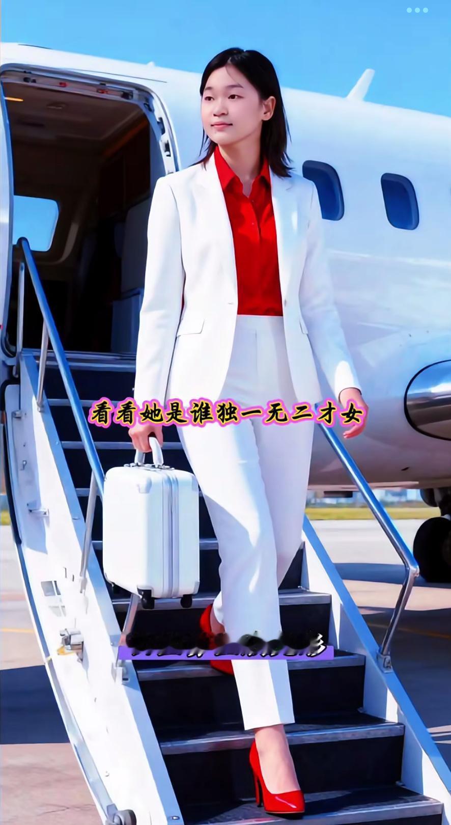 看看全红婵的粉丝，把她设计得多么完美啊，多么希望她成为独一无二的才女！＂