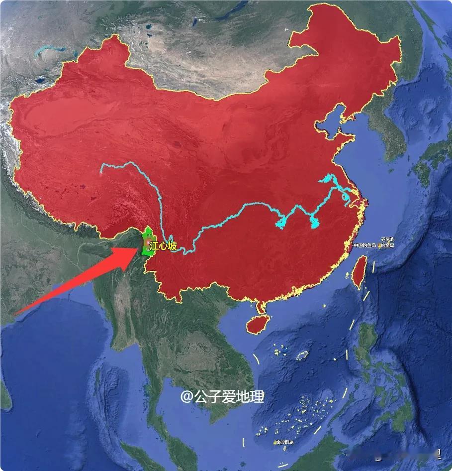 从地理上看，我国版图最大的缺陷就是缺失了西南部江心坡这块土地，进而导致我国西南版