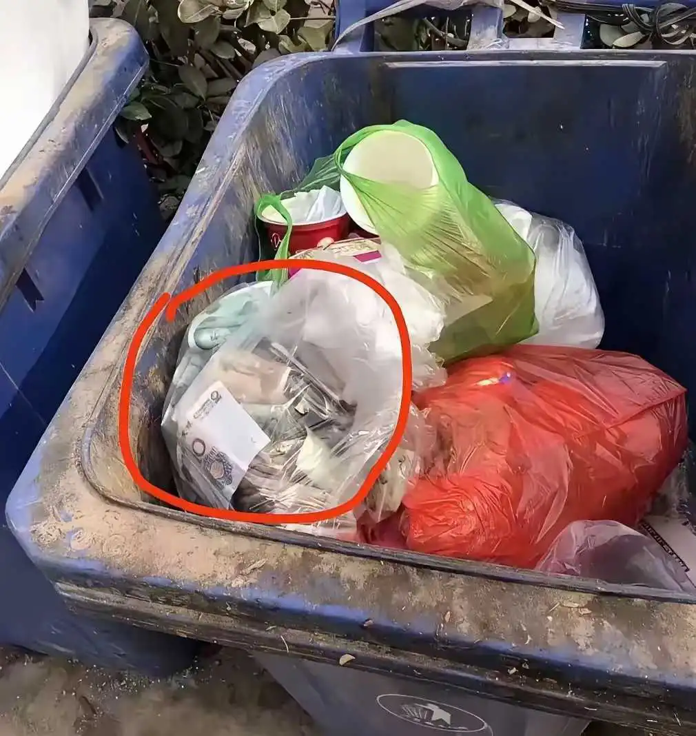 垃圾箱里的意外发现，这钱能捡吗？
