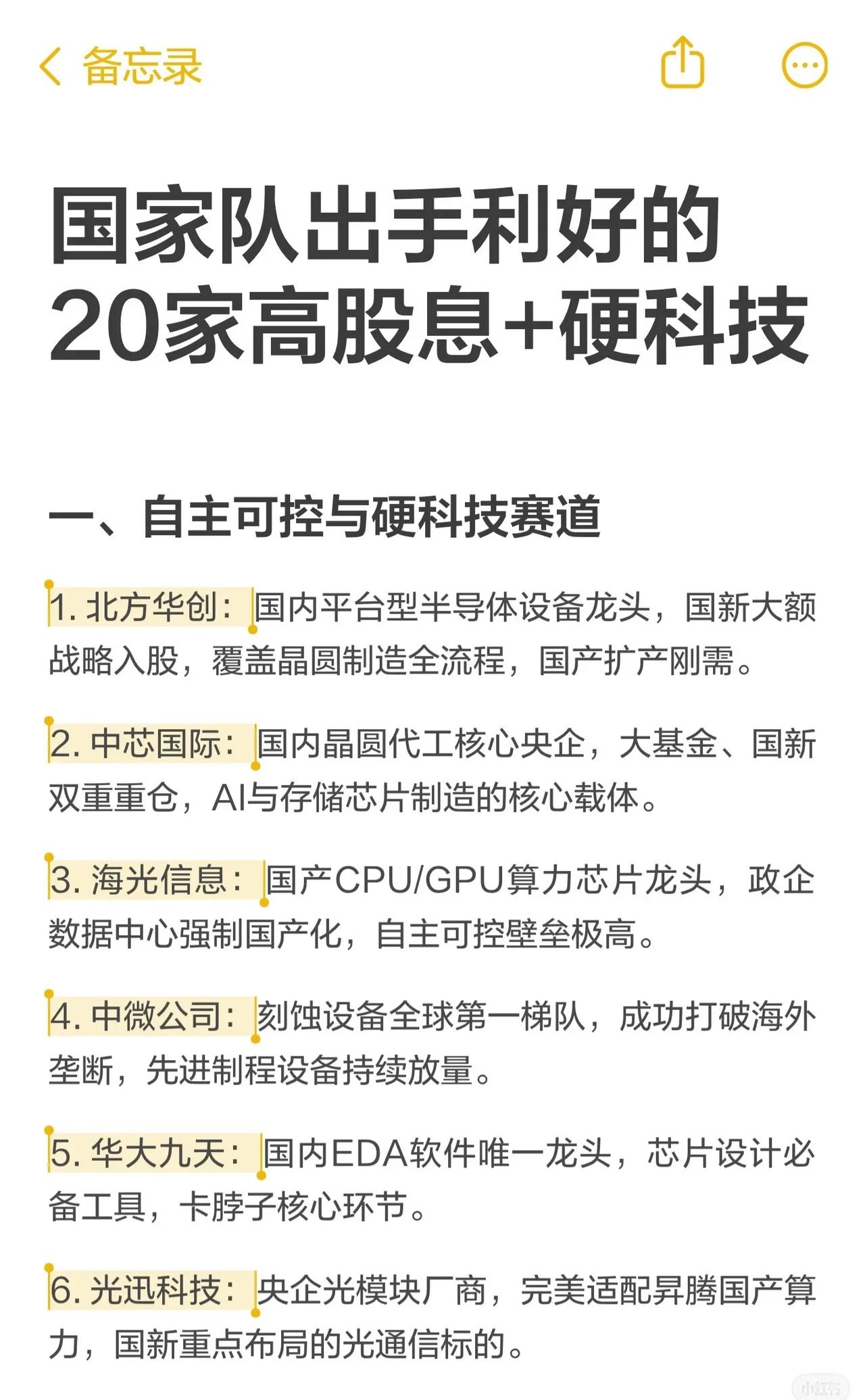 【国家队出手！这20家“高股息+硬科技”企业被重点布局🔥】近期市场风向明确